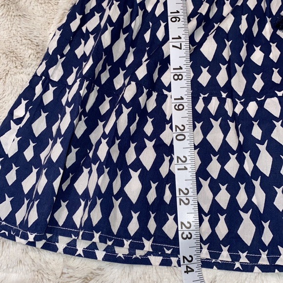 Vineyard vines Diamond Fish Tiered Top with tassels an excellent condition XS - Picture 9 of 15